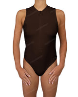 Sleeveless Cut Out Back One Piece