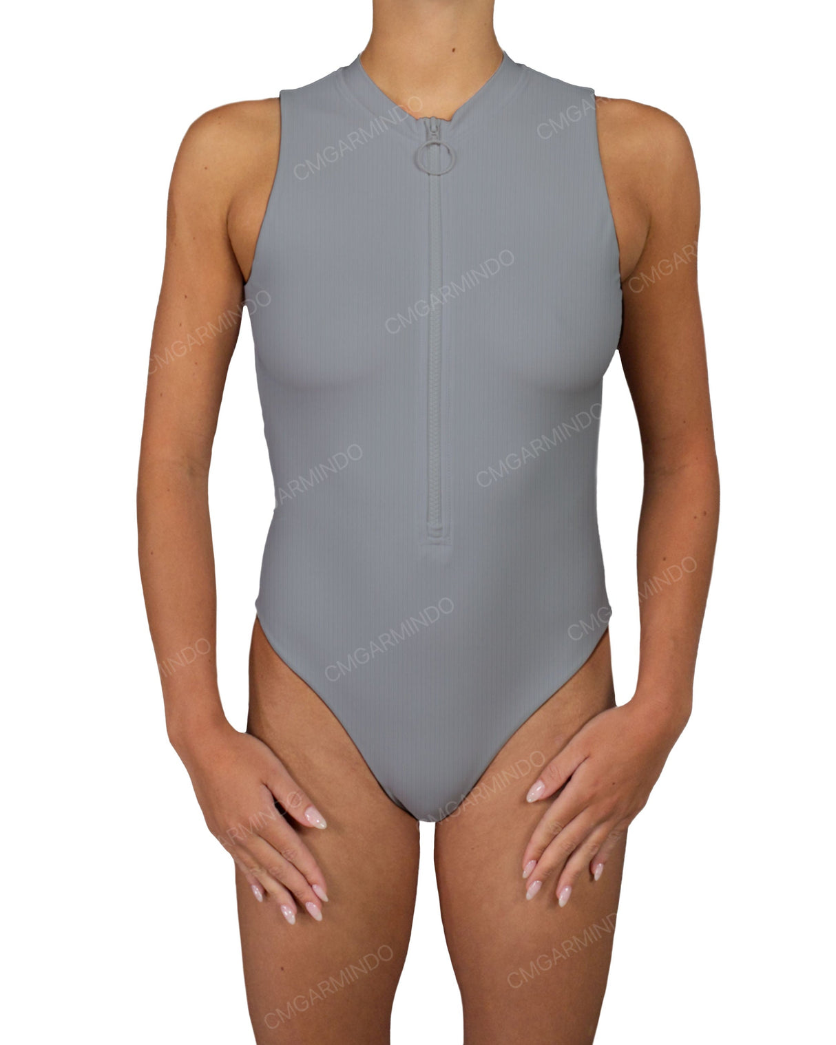 Sleeveless Cut Out Back One Piece