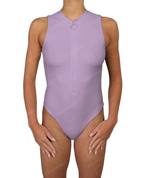 Sleeveless Cut Out Back One Piece