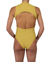 Sleeveless Cut Out Back One Piece