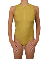Sleeveless Cut Out Back One Piece