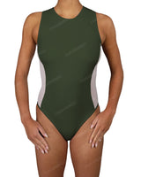 Sleeveless Side Panel One Piece