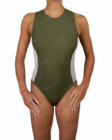 Sleeveless Side Panel One Piece