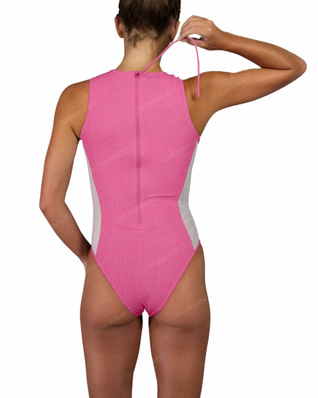 Sleeveless Side Panel One Piece