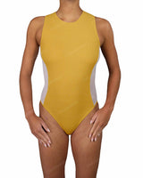 Sleeveless Side Panel One Piece