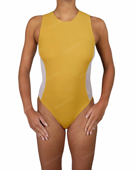 Sleeveless Side Panel One Piece