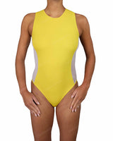 Sleeveless Side Panel One Piece