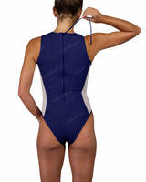 Sleeveless Side Panel One Piece