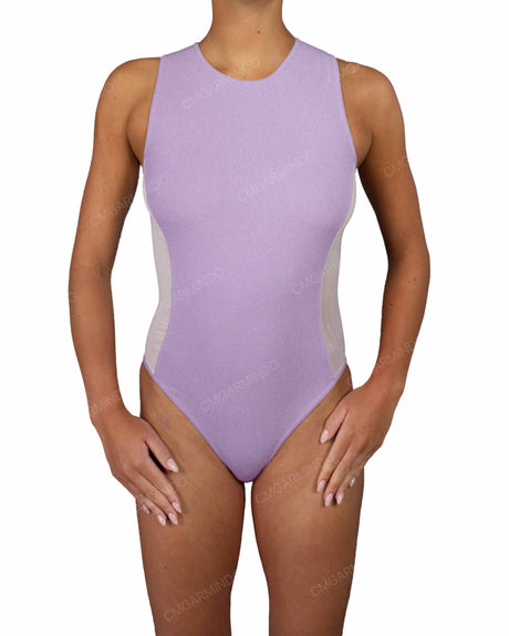 Sleeveless Side Panel One Piece