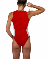 Sleeveless Side Panel One Piece