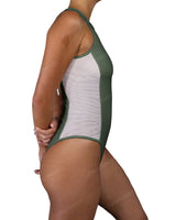 Sleeveless Side Panel One Piece
