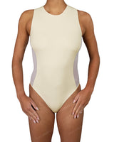 Sleeveless Side Panel One Piece