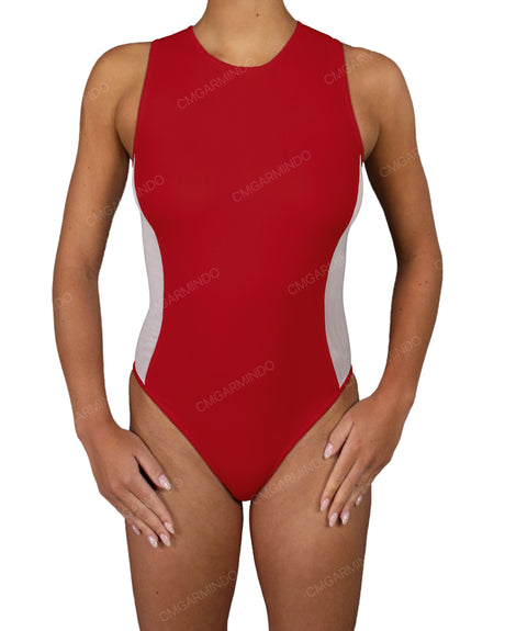 Sleeveless Side Panel One Piece