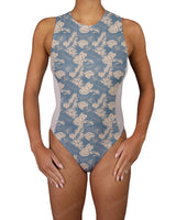 Sleeveless Side Panel One Piece