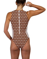 Sleeveless Side Panel One Piece