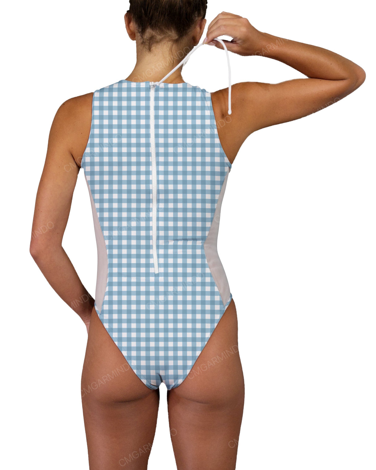 Sleeveless Side Panel One Piece