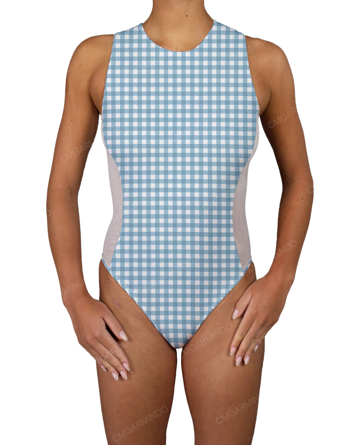 Sleeveless Side Panel One Piece
