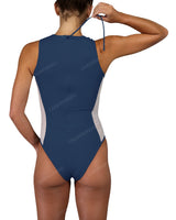 Sleeveless Side Panel One Piece