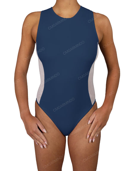 Sleeveless Side Panel One Piece