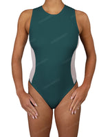 Sleeveless Side Panel One Piece