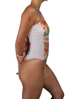 Sleeveless Side Panel One Piece
