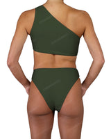 Asymmetrical One Shoulder One Piece