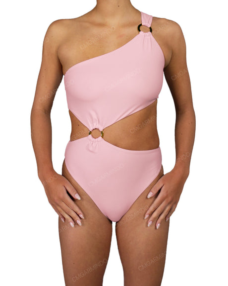 Asymmetrical One Shoulder One Piece