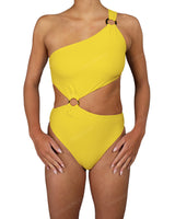 Asymmetrical One Shoulder One Piece