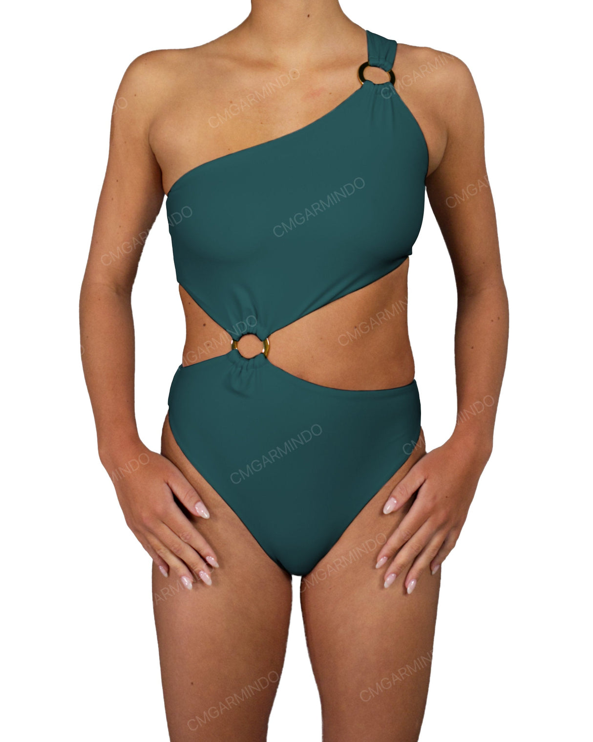 Asymmetrical One Shoulder One Piece