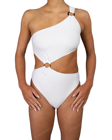 Asymmetrical One Shoulder One Piece