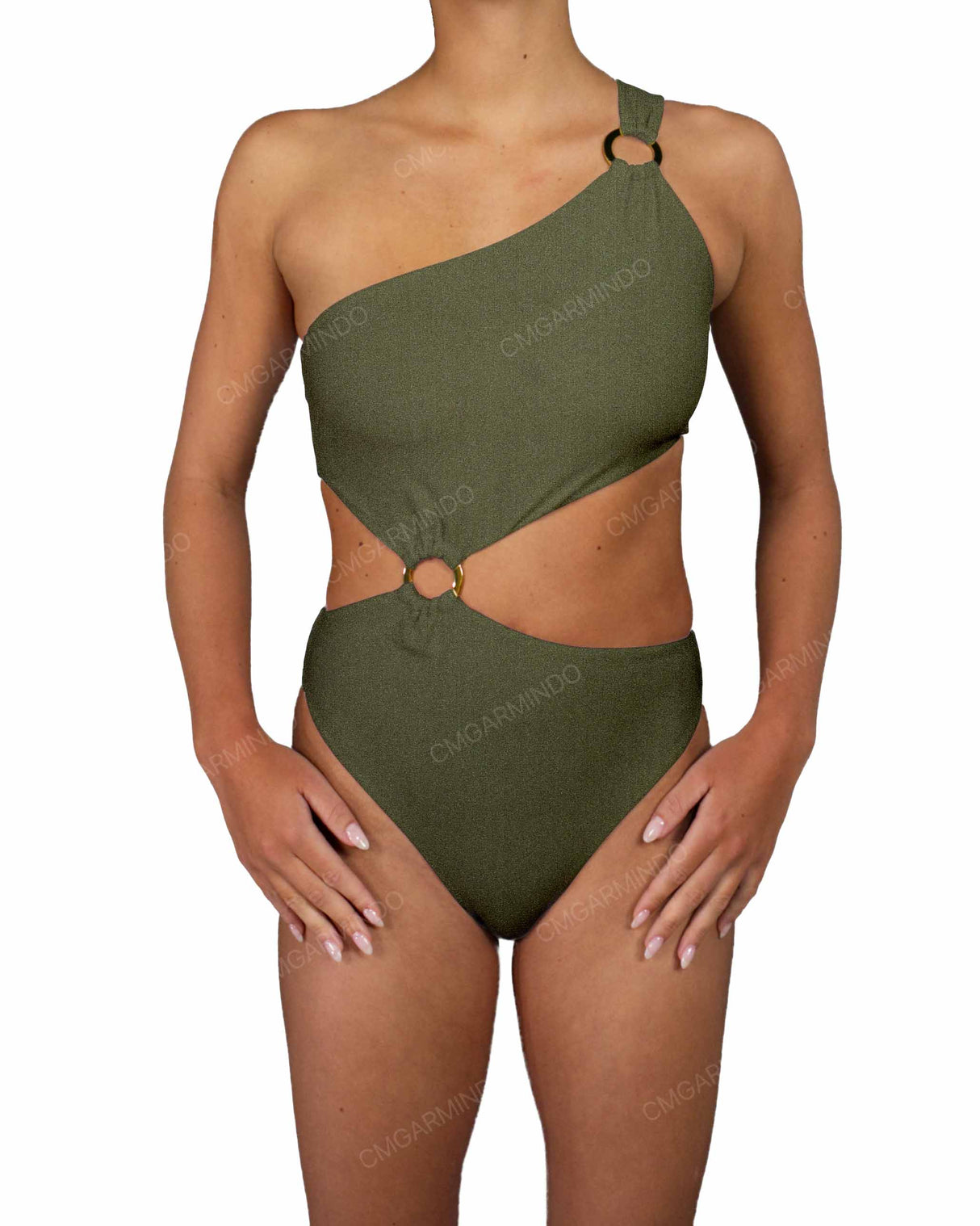 Asymmetrical One Shoulder One Piece