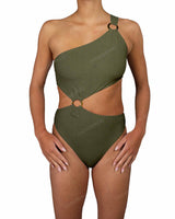Asymmetrical One Shoulder One Piece