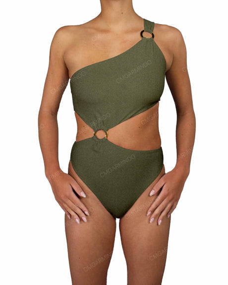 Asymmetrical One Shoulder One Piece