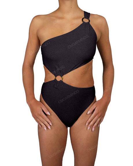 Asymmetrical One Shoulder One Piece
