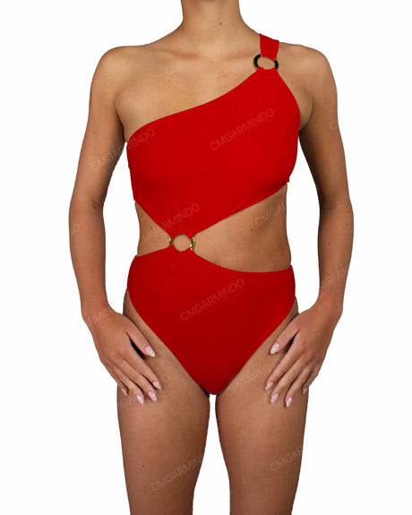 Asymmetrical One Shoulder One Piece