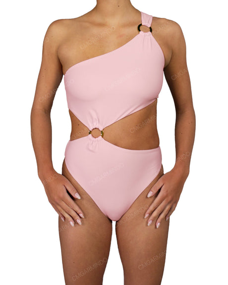 Asymmetrical One Shoulder One Piece