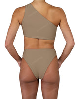 Asymmetrical One Shoulder One Piece