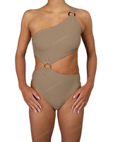 Asymmetrical One Shoulder One Piece