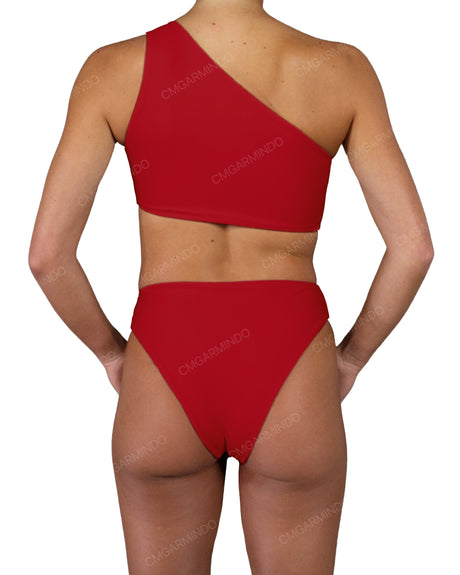 Asymmetrical One Shoulder One Piece
