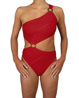 Asymmetrical One Shoulder One Piece