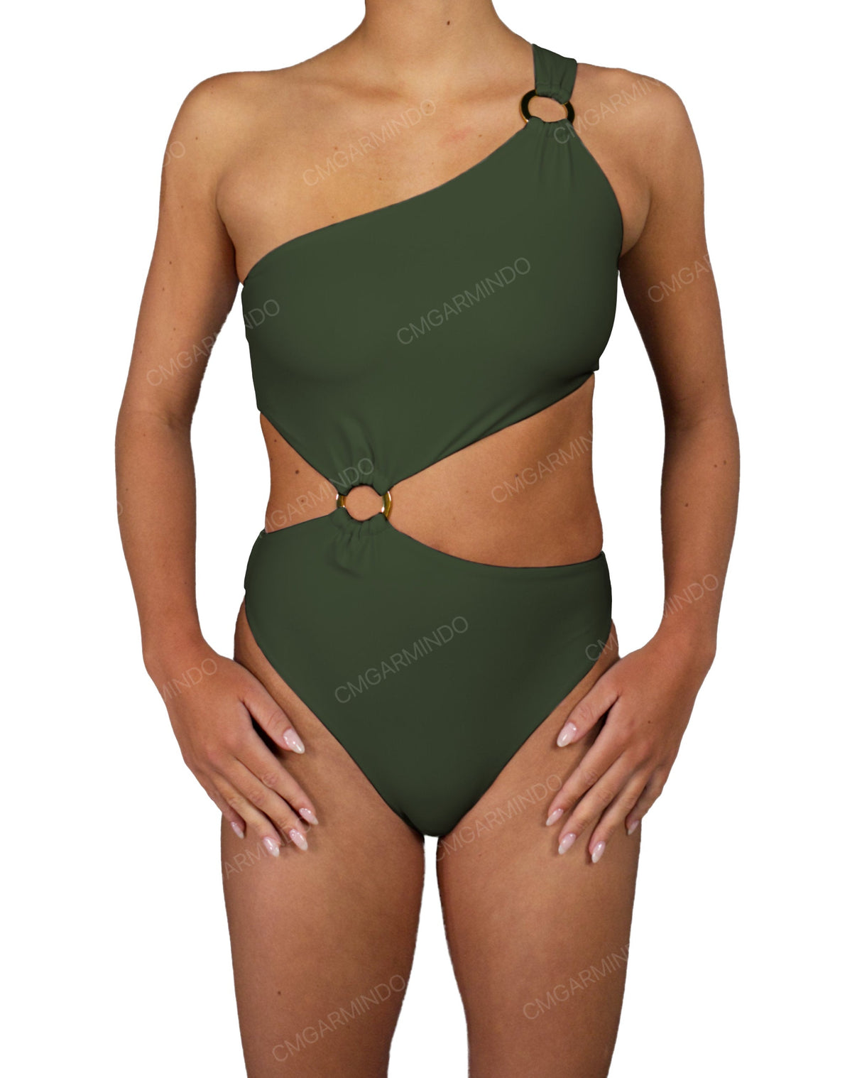 Asymmetrical One Shoulder One Piece