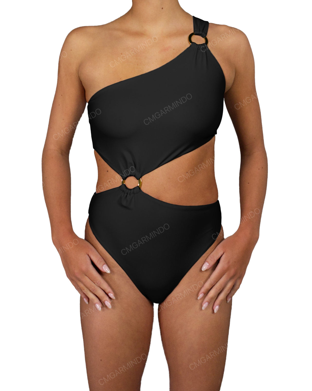 Asymmetrical One Shoulder One Piece