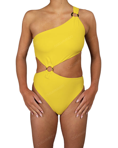 Asymmetrical One Shoulder One Piece