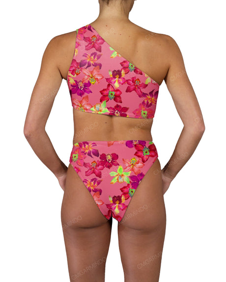 Asymmetrical One Shoulder One Piece