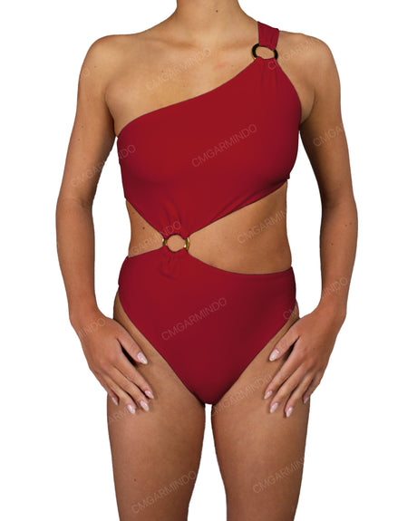Asymmetrical One Shoulder One Piece