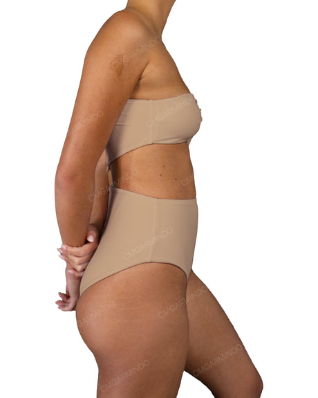 One Shoulder Twist One Piece