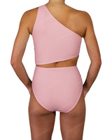 One Shoulder Twist One Piece