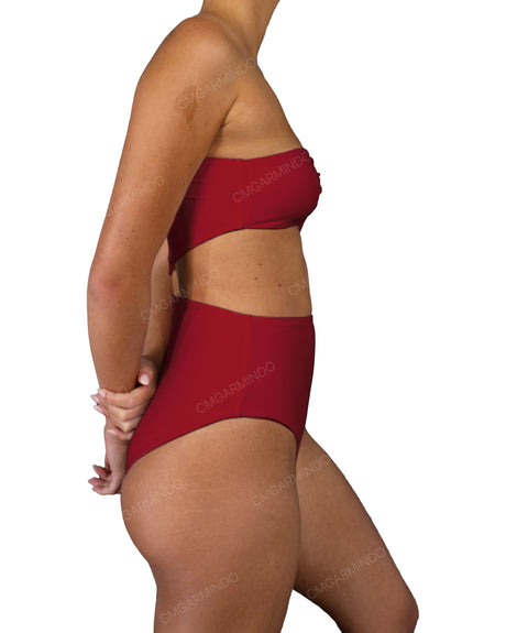 One Shoulder Twist One Piece