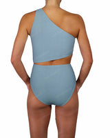 One Shoulder Twist One Piece