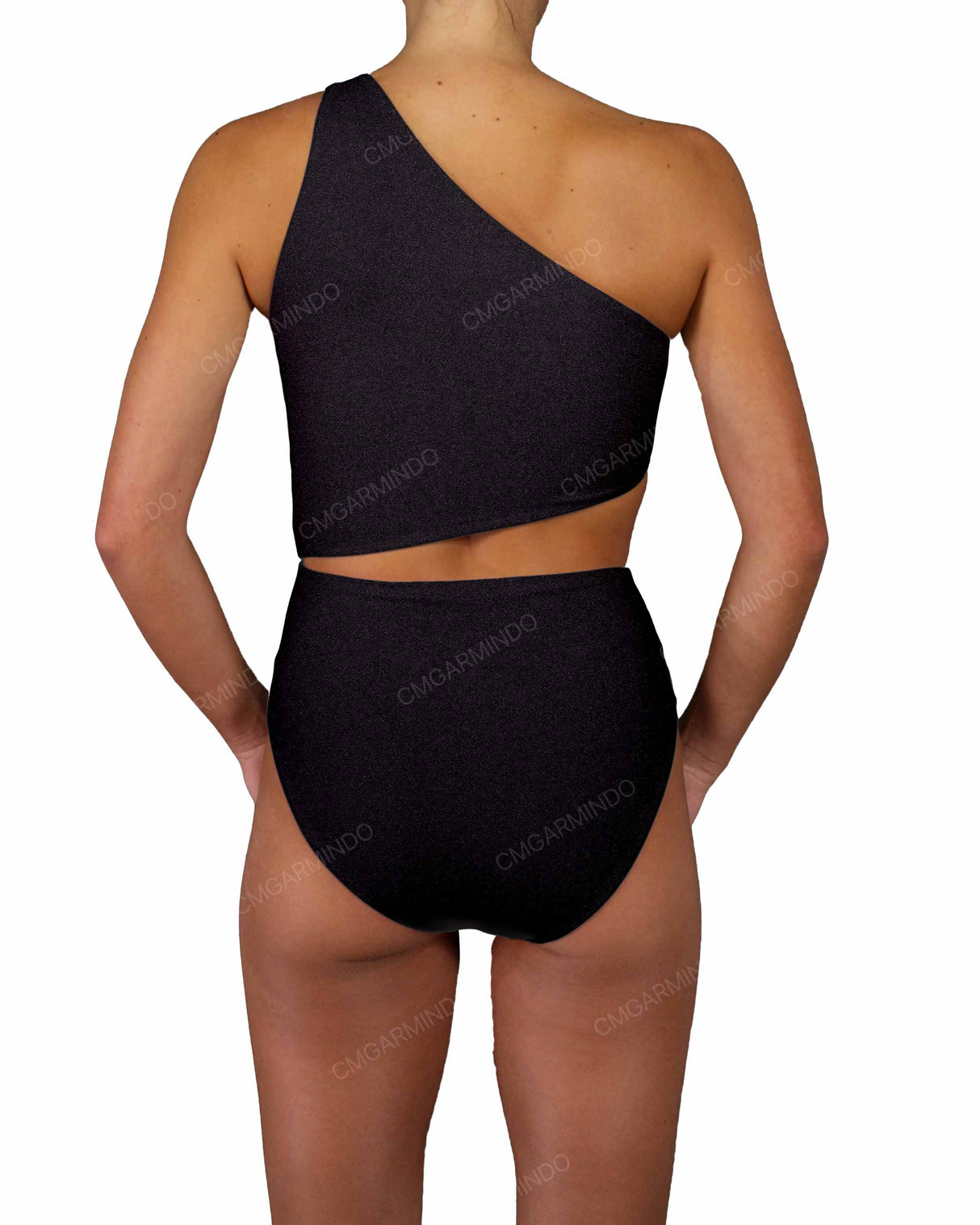 One Shoulder Twist One Piece